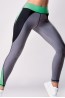 Женские спортивные леггинсы Opium pf-6 зеленый-серый - фото 5