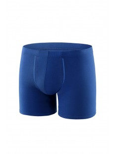 Темно-синие удлиненные мужские трусы шорты 