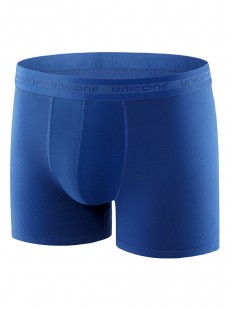 Синие мужские удлиненные боксеры из гипоаллергенного хлопка