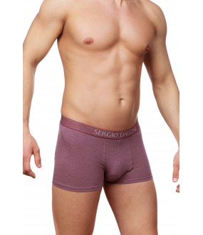 Пурпурные мужские трусы боксеры с фирменным поясом