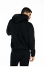 Черное мужское худи с капюшоном и карманом кенгуру Dreskod DK10 WORDS 02 - фото 2
