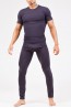 Мужские брюки-кальсоны из хлопка  с двухслойным гульфиком Opium r-116 темно-серые - фото 2