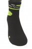 Мужские хлопковые носки черно-зеленого цвета Silca Gd9192 calzino corto  - фото 2