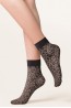 Черные женские леопардовые носочки Gabriella 684 CATY - фото 1