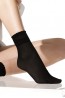 Женские однотонные носки из микрофибры черного цвета Silca Gf6130/2 calzino petit coprente  - фото 1