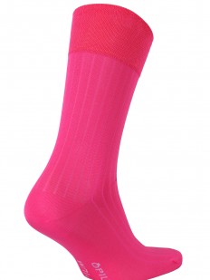 Тонкие розовые мужские носки 