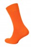 Мужские высокие хлопковые носки Opium premium оранжевые - фото 4