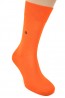 Повседневные классические мужские носки из хлопка Opium premium оранжевый - фото 4
