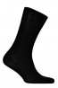 Повседневные хлопковые мужские носки с комфортной резинкой Opium premium "в рубчик" черный - фото 5