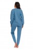 Женские голубые брюки джоггеры Doctor Nap SPO.4214 - фото 3