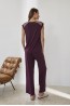 Домашние женские брюки сливового цвета Laete 51945-1 - фото 2