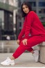 Красные женские брюки джоггеры Dreskod DK02 07 - фото 1