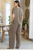 Женская шелковая пижама свободного кроя с брюками Mia-amore Donna 5135 - фото 2