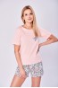 Пижамный верх - женская хлопковая футболка розового цвета Taro 23s spring 2960-02 - фото 2