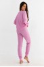 Женская вискозная однотонная пижама с лонгсливом и брюками Sensis pinkey - фото 2