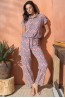 Женский пижамный комплект из брюк и рубашки свободного кроя Mia-amore Vegas 1996 - фото 4