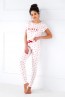 Женская пижама с футболкой и брюками из хлопка Sensis aura - фото 6