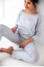 Хлопковая женская пижама с рукавами 3/4 и зауженными брюками Sensis sleeping - фото 5