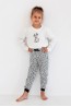 Хлопковая пижама для девочки с брюками и лонгсливом Sensis rolly kids - фото 9