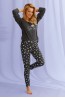 Женский хлопковый пижамный комплект с брюками и кофтой Taro 22w nicole 2572-02 - фото 1