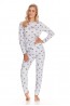 Женский пижамный комплект из брюк и кофты с длинным рукавом Taro 23w serena 2777-02 - фото 1