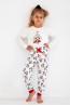 Детскаяя хлопковая пижама с брюками и лонгсливом Sensis panda kids - фото 1