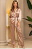 Женская шелковая пижама брюки и топ в комплекте с жакетом Mia-amore Daniel 3876 - фото 3