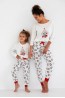 Детскаяя хлопковая пижама с брюками и лонгсливом Sensis panda kids - фото 4
