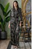 Женский брючный шелковый костюм для дома с топом и жакетом  Mia-amore Alysson 4036 - фото 1