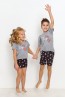 Детская хлопковая пижама для девочек с шортами и футболкой Taro 23s relax 2894-2895-01 - фото 4