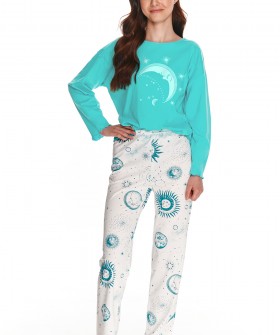 Бирюзовый пижамный комплект для девочки подростка