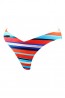 Женские плавки бразилиана в цветную полоску Uniconf cbc128 v1 - фото 1