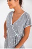 Хлопковая ночная сорочка для беременных и кормящих мам Sensis eleanor - фото 2