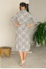 Женское приталенное платье рубашечного кроя с рукавом 3/4 Mia-mia Simona 16537 - фото 2