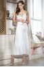 Женская атласная ночная сорочка Mia-amore Anetta 7257 белый - фото 1