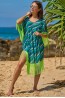 Женская пляжная туника-пончо свободного кроя с отделкой из бахромы Mia-amore Talassa 7350 - фото 4