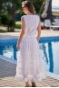 Белая длинная пляжная юбка из хлопка Mia-Amore ARGENTINA 1372 - фото 2