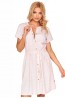 Светло-розовая женская сорочка на пуговицах Doctor Nap tcb.4113 - фото 1