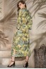 Длинное женское платье из вискозы на пуговицах с поясом Mia-amore Safary 1807 - фото 3