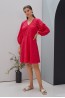 Ажурное платье цвета фуксия Laete 55347-2 - фото 1