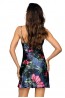 Атласная женская ночная сорочка с растительным принтом Donna KATIE 02 - фото 2