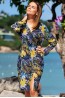 Пляжная женская цветная рубашка из шифона Mia-Amore COSTA BRAVA 8867 - фото 4
