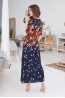 Длинное домашнее женское летнее платье из принтованной вискозы Mia-Mia Nelly 16378 - фото 2