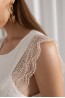Длинное белое платье с кружевным декором Laete  61707-3 - фото 3