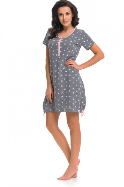 Женская ночная сорочка Doctor Nap TM.9202 Grey-P - фото 1