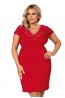 Красная женская ночная сорочка большого размера Donna TESS - фото 1