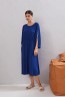 Синее платье с длинным рукавом Laete 61684 - фото 1