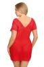Женская кружевная красная сорочка большого размера Gorgeous+ SYDNEY - фото 2