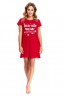 Женская красная ночная сорочка DOCTOR NAP tm.9512 - фото 1
