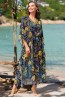 Длинная женская пляжная туника из шифона Mia-Amore COSTA BRAVA 8865 - фото 1